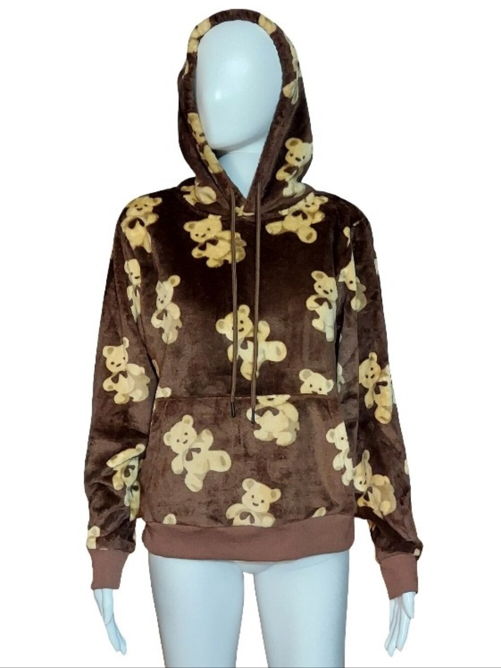 Blue Riot XO Fleece Teddy Bear Hoodie NWOT
